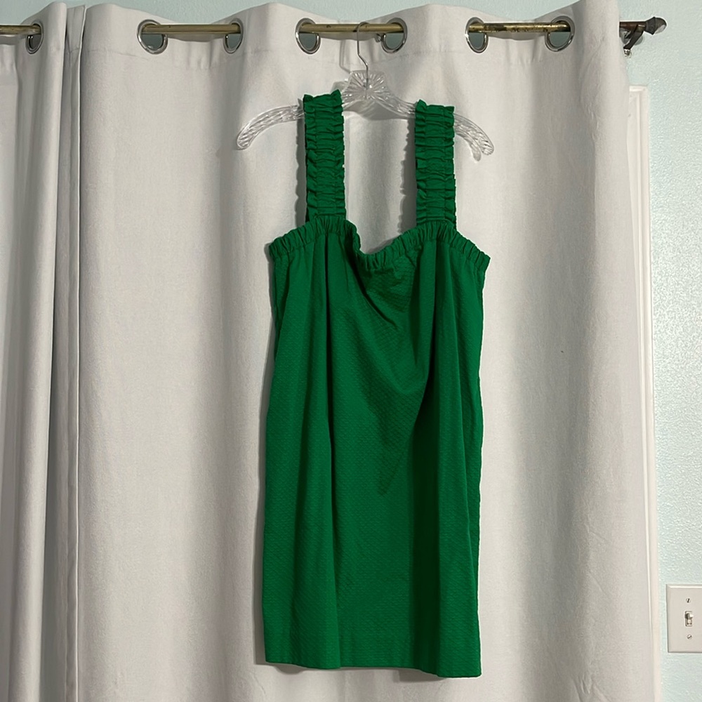 Something Navy square neck mini dress